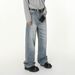 Men's Clothing Washed Distressed 3D Whiskered Texture Vintage Washed Wide-Leg Jeans – Relaxed Fit With Distressed Whisker Details, Timeless Blue Denim_mkmklike.com