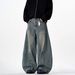Men's Clothing Spring/Autumn American Retro Washed Men's Vintage Washed Baggy Jeans Straight Leg Loose Fit Casual Denim Pants For Streetwear Fashion_mkmklike.com