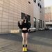 Women's American Style Low Rise Hot Pants Sexy Stretchy Tight Fitting Black Denim Shorts for Spring And Summer Wear_mkmklike.com