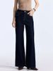 Siyuan Four-way Stretch Design Washed Straight Flared 25 Autumn New Slim-fit Skinny Jeans 9377_mkmklike.com