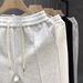 Men's Elastic Waist Casual Pants Simple Solid Color New Style Light Luxury Comfortable Fashionable Trendy Long Pants_mkmklike.com
