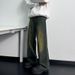 Wide-leg Seven-point Jeans Men's Retro Casual Five-point Trend Ins Loose And Versatile Straight Trousers_mkmklike.com