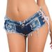 Women's Low-Rise Denim Shorts - Sexy Summer Hot Pants For Nightclub & Casual Wear_mkmklike.com