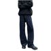 13oz Raw Selvedge Denim Jeans – A-Line Wide Leg Workwear Pants With Double-Knee Reinforcement (Unisex Heavyweight, Non-Stretch, Undyed Indigo)_mkmklike.com