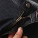 Men's Summer Thin Fit Mid Waist Straight Leg Jeans Wrinkle Free 2K122 Mulberry Silk Breathable Denim Jeans_mkmklike.com