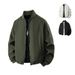 Spring Autumn Baseball Coat Trendy Brand Pilot Solid Color Men's Youth Casual Jacket_mkmklike.com