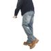 Men's Herringbone Denim Jeans – Relaxed Straight-Leg Casual Pants For Summer_mkmklike.com