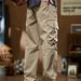 American Sle Casual Loose Straight Leg Multi Ket Outdoor Workwear Trousers Khaki Color Men's Faion Spring New_mkmklike.com