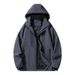 New Men's Spring With Detachable Cap, Windproof And Waterproof Assault Suit, Couple's Plus Size Outdoor Mountaineering_mkmklike.com