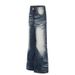 Unisex Vintage American Retro Streetwear Jeans | Light Wash Distressed Flared Bootcut Denim Pants With Studded Details_mkmklike.com