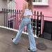 Women's Clothing New Elastic Slim Fit Flared Pants Women's Jeans_mkmklike.com
