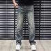 Men's Clothing Trendy All Over Print Loose Fitting Wide Leg Jeans Fashionable Comfortable Casual Straight Leg Pants American High Street Versatile_mkmklike.com