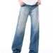 Men's Light Blue Washed Jeans Spring Summer Wide Leg Straight Loose Fit mid Waist Long Pants Cleanfit Design_mkmklike.com
