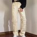 Men's Clothing Men's Ripped Wide Leg Jeans Hip Hop Loose Straight Leg Pants Spring Autumn Lazy Style Outerwear_mkmklike.com