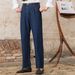 Men's Clothing British Autumn High Waisted Straight Leg Jeans For Men Washed High End Stylish Versatile Trousers_mkmklike.com