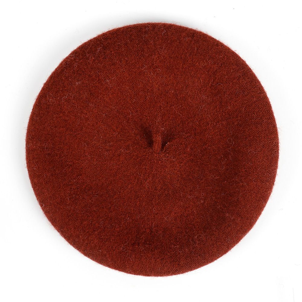 Hot Sale Vintage Wool Autumn Winter Women Girls Solid Color Thick Warm Flat Painter Casual Beret Caps Fashion Simple Gift_mkmklike.com