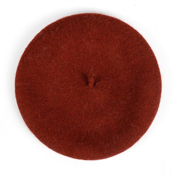 Hot Sale Vintage Wool Autumn Winter Women Girls Solid Color Thick Warm Flat Painter Casual Beret Caps Fashion Simple Gift_mkmklike.com