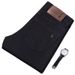 High-End Autumn Winter New Jeans Slim Straight Stretch Trendy Brand Long Pants Men Light Luxury European Goods Black_mkmklike.com