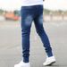 Men's Loose Fit Slim Jeans Retro American Style Autumn Spring Casual Pants European And American Trade Skin Trousers_mkmklike.com