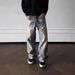 Nevada Vintage Washed Jeans – Authentic Cat Whisker & Honeycomb Distressed Denim (Unisex Straight Fit, M-XXL)_mkmklike.com