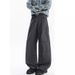 Men's Clean Fit Jeans - Relaxed Straight Leg Pants With Modern Silhouette (Gray/Green) Fashion Trends_mkmklike.com