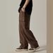 Trendy Brand Retro Japanese Tooling Pants Men's Spring And Autumn Trend American Loose Straight Wide-leg Casual Trousers_mkmklike.com