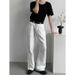 Nordmann White Jeans Men 2025 New Men's Trendy Brand High-End Loose Straight High Street Cool Versatile Casual Pants_mkmklike.com