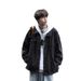 Spring Summer New Denim Men's American High Street Trendy Brand Workwear Retro Fashion Thin Black Jacket_mkmklike.com