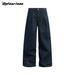 Men's Clothing American Retro Original Denim Scimitar Jeans Loose Drape Wide Leg Pants Sickle Pants Boys Summer Long Pants_mkmklike.com