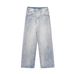 Straight-Leg Jeans For Men Street Style American Ins Wide-Leg Loose Fit Versatile Washed Dad Pants Trendy_mkmklike.com