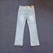 Cleanfit Ice Blue Vintage Flare Jeans – High Waist, Hand-Painted Distressing (S-XL, 80% Cotton, Retro)_mkmklike.com