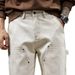 Men's Clothing Trendy Men's Cargo Jeans, 2025 Spring/autumn New Style, Loose Fit, Stylish Straight Leg, Versatile Long Pants._mkmklike.com