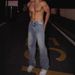Men's Rhinestone Jeans - High Street American Style Straight Leg Pants With Full Crystal Embellishments_mkmklike.com