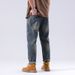 American Classic Jeans Men's 9 Points Spring And Summer New Retro Washed Jeans Men's Casual Fat Jeans 9 Points_mkmklike.com