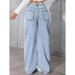 Cross-Border Foreign Trade Sweet And Spicy Style High Waist Straight Jeans For Women Summer New Loose Trendy_mkmklike.com