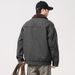 Shake Grain Lamb Wool Winter New Handsome Men's Workwear With Cotton Jacket Trendy Brand_mkmklike.com