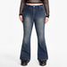 High Waisted Flared Jeans for Women Punk Style Sexy Skull Embroidery plus Size Denim Jeans Factory Direct in Stock_mkmklike.com