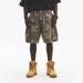 Summer Camouflage Loose Fit Cargo Pants For Men Washed Distressed Five Point Multi Pocket Denim Shorts American Style_mkmklike.com