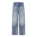 Men's & Women's Streetwear Light Blue Jeans - Relaxed Fit Straight Leg Washed Denim Pants With Multi-Pocket Design_mkmklike.com