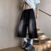 Summer Premium Washed Cotton Cargo Shorts For Men – Retro Style (Black, Sizes M-5xl) Non-Stretch Integrity_mkmklike.com