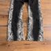Men's Retro High Street Trend Hip Hop Straight Leg Wide Leg Casual Jeans Two Tone Digital Print_mkmklike.com