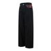 Trendy Washed Jeans For Men Loose Casual Python Pattern Splicing Design Wide-Leg Straight Long Pants_mkmklike.com