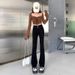 High-waisted Micro-flare Women, 2022 Autumn And Winter New Style, Peach Butt Slimming Skinny Jeans For Petite Figures,_mkmklike.com