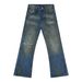 Men's Clothing High Street Retro Ripped Jeans Men's Trendy Brand Loose Straight Flared Slim Trousers_mkmklike.com