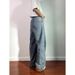 Micro Flared Jeans For Men's Summer New Washed And Distressed American Zippered Pan, Trendy Straight Leg Floor Mop_mkmklike.com
