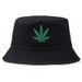 Hot Sale Maple Leaf Bucket Hat Hip Hop Panama Hats Embroider Printed Cotton Men Women Summer Casual Wide Brim Sun Cap Unisex_mkmklike.com