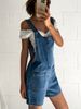 K European And American Overalls Slim Fit Fashionable Straight Tube One-piece Overalls Denim Shorts For Women_mkmklike.com