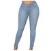 Women's Clothing Slim Fashion Denim Trousers _mkmklike.com