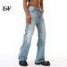 EF JEANS | 2024 New American Cleanfit Light Color Straight Jeans_mkmklike.com