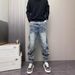 Men's Carrot Pants Spring New Arrival 2026 Jogger Style Casual Jeans Unique Design Hot Selling_mkmklike.com